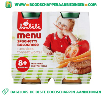 Bonbébé 08m112 spaghetti bolognese aanbieding