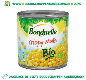 Biologische crispy mais aanbieding