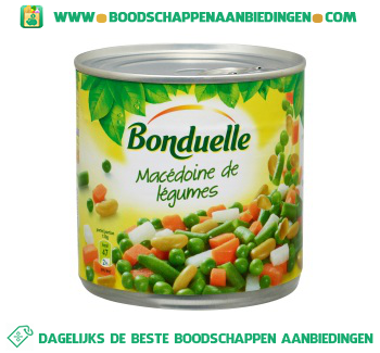 Bonduelle Macédoine de legumes aanbieding