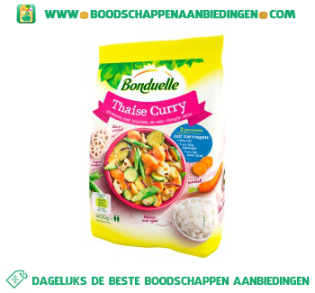 Bonduelle Wereldgroenten Thai curry aanbieding