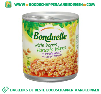 Witte bonen in tomatensaus aanbieding