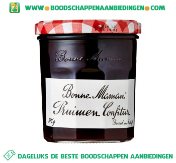 Bonne Maman Pruimen confiture aanbieding