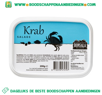 Bonsala Krab salade aanbieding