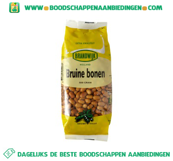 Bruine bonen aanbieding