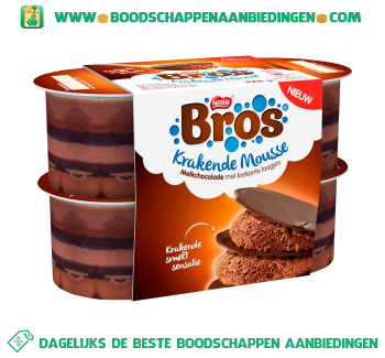 Bros Krakende mousse aanbieding