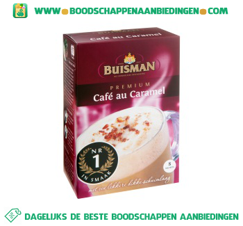 Buisman Café au caramel aanbieding