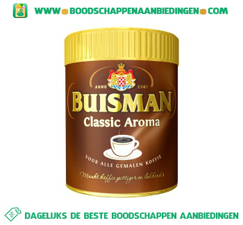 Buisman Classic aroma aanbieding