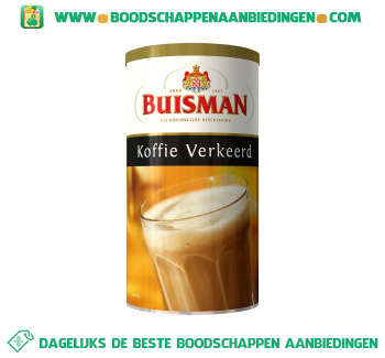 Buisman Koffie verkeerd aanbieding