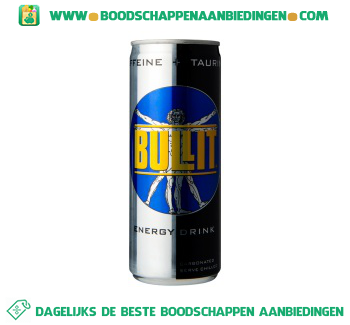Bullit Energy drink aanbieding