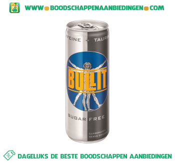 Bullit Energy drink sugarfree aanbieding