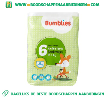 Bumblies Luierbroekjes xl 6 aanbieding