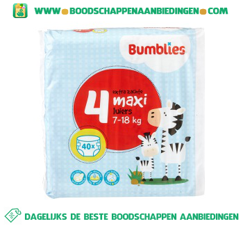 Bumblies Luiers maxi 4 aanbieding