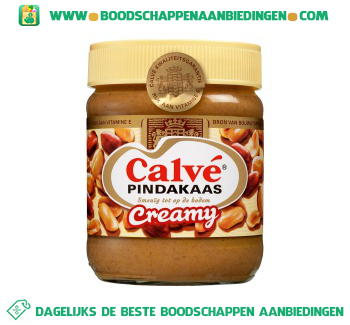 Calvé Pindakaas creamy aanbieding