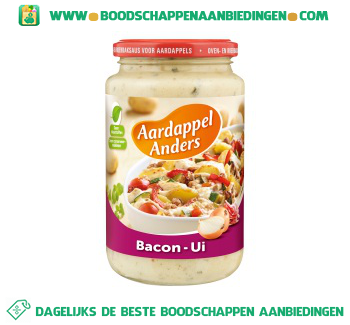 Aardappel anders bacon ui aanbieding