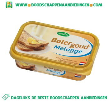 Campina Botergoud roomboter melange aanbieding