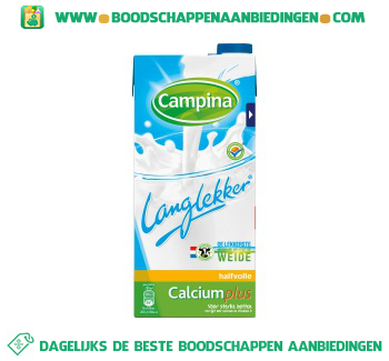 Campina Calcium melk houdbaar aanbieding
