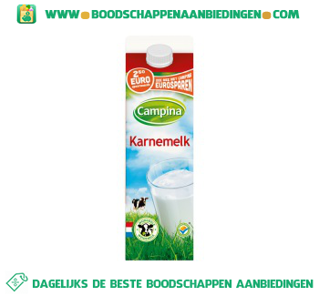 Karnemelk aanbieding