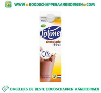 Campina Optimel chocolade drink aanbieding