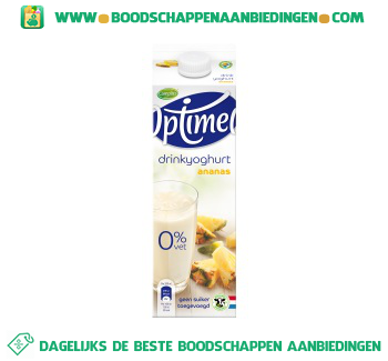 Campina Optimel drinkyoghurt ananas aanbieding