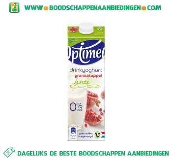 Campina Optimel variatie yoghurt aanbieding