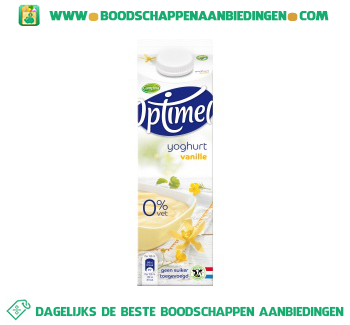 Optimel yoghurt vanille aanbieding