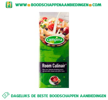 Campina Room culinair aanbieding