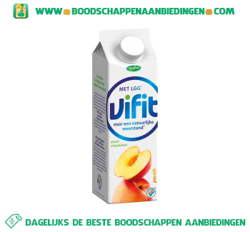 Campina Vifit drink perzik aanbieding