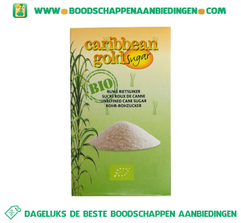 Caribbean Gold Rietsuiker bio aanbieding