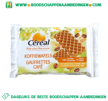 Céréal Koffiewafels aanbieding