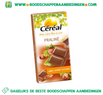 Céréal Praline maltitol aanbieding