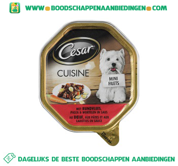 Cesar Mini filets met rundvlees aanbieding