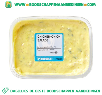 Chicken-onion salade aanbieding