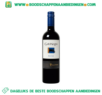 Chili Gato Negro merlot central valley aanbieding