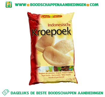 Indonsesische kroepoek aanbieding