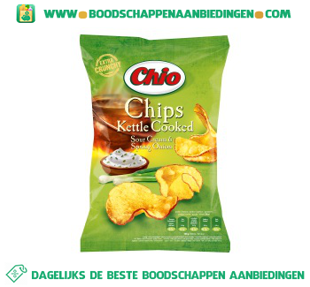 Chio Kettle cooked sour cream aanbieding