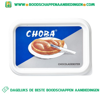 Choba Chocolade boter aanbieding