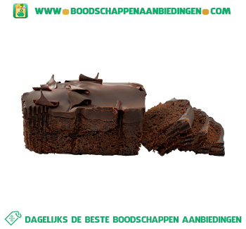 Chocolade cake aanbieding