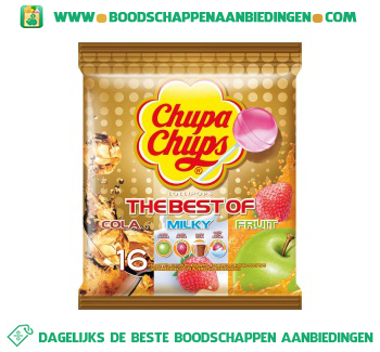 Chupa Chups Lollipops aanbieding