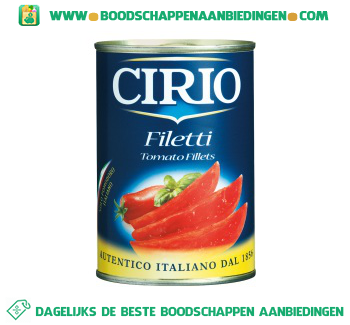 Cirio Filetti tomaten in schijven aanbieding