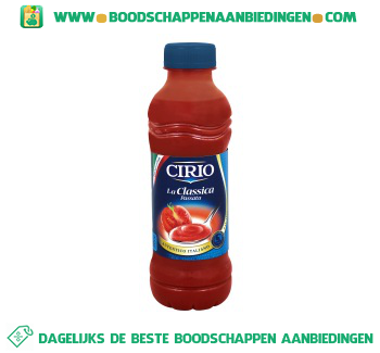 Cirio Passata gezeefde tomaten aanbieding