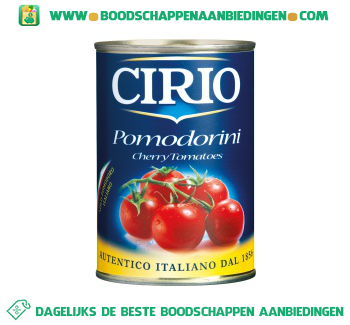 Cirio Pomodorini gepelde cherrytomaten aanbieding