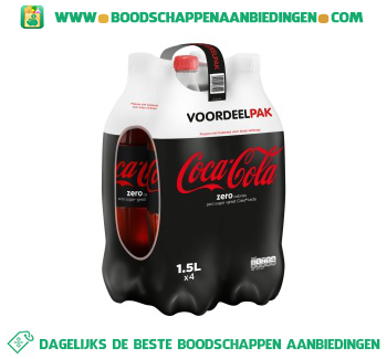 Coca-Cola Zero 4-pak aanbieding