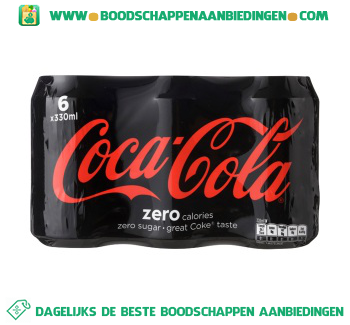 Coca-Cola Zero 6-pak aanbieding