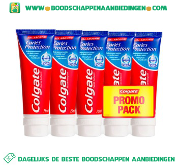 Colgate Caries Protection tandpasta promopack aanbieding