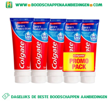 Renaissance Zelfgenoegzaamheid handicap Colgate Caries Protection tandpasta promopack aanbieding - Boodschappen  Aanbiedingen