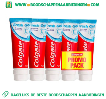 Colgate Fresh gel tandpasta promopack aanbieding