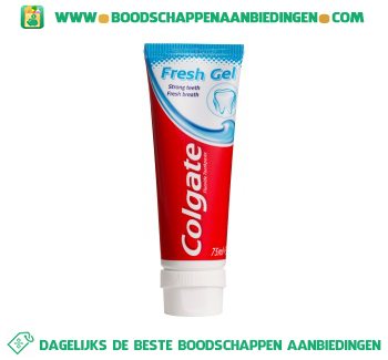 Colgate Tandpasta fresh gel aanbieding