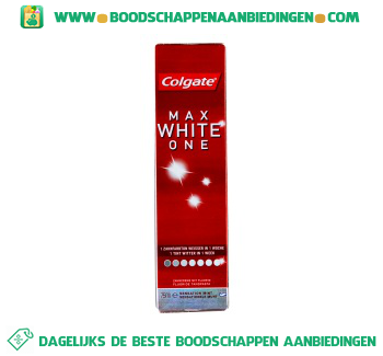 Colgate Tandpasta max white one aanbieding