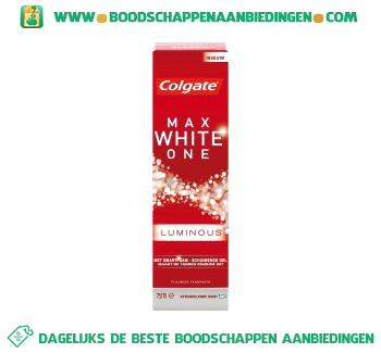 Colgate Tandpasta max white one luminous aanbieding