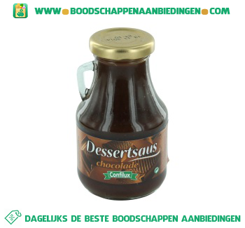 Confilux Dessertsaus chocolade aanbieding